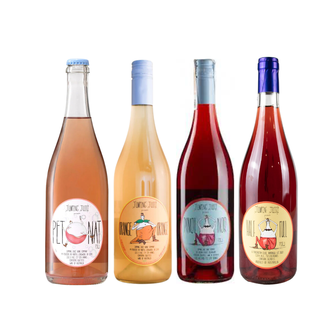 Jumpin' Juice Rainbow Pack 4pk by Jumpin' Juice Wines The Living Vine Organic, Biodynamic