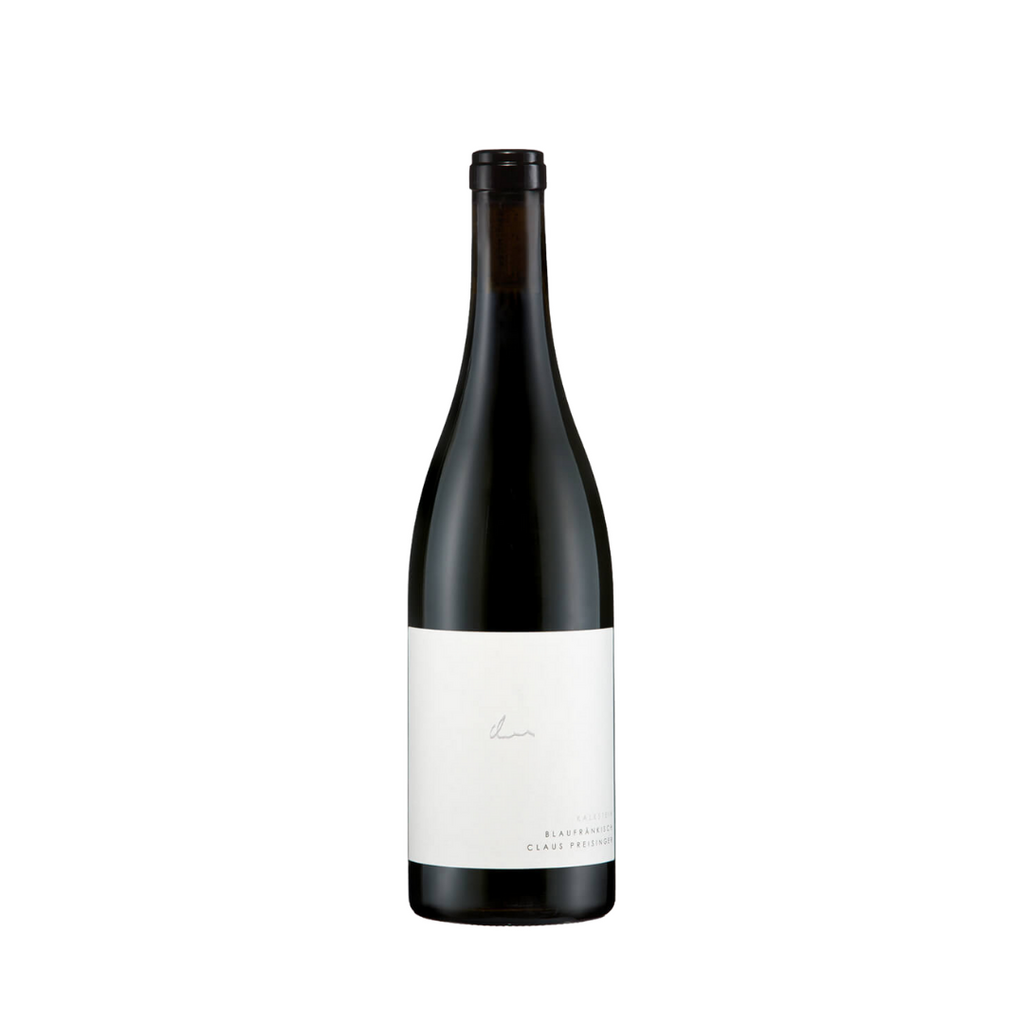 A bottle of 2019 Blaufränkisch Kalkstein by Claus Preisinger from The Living Vine