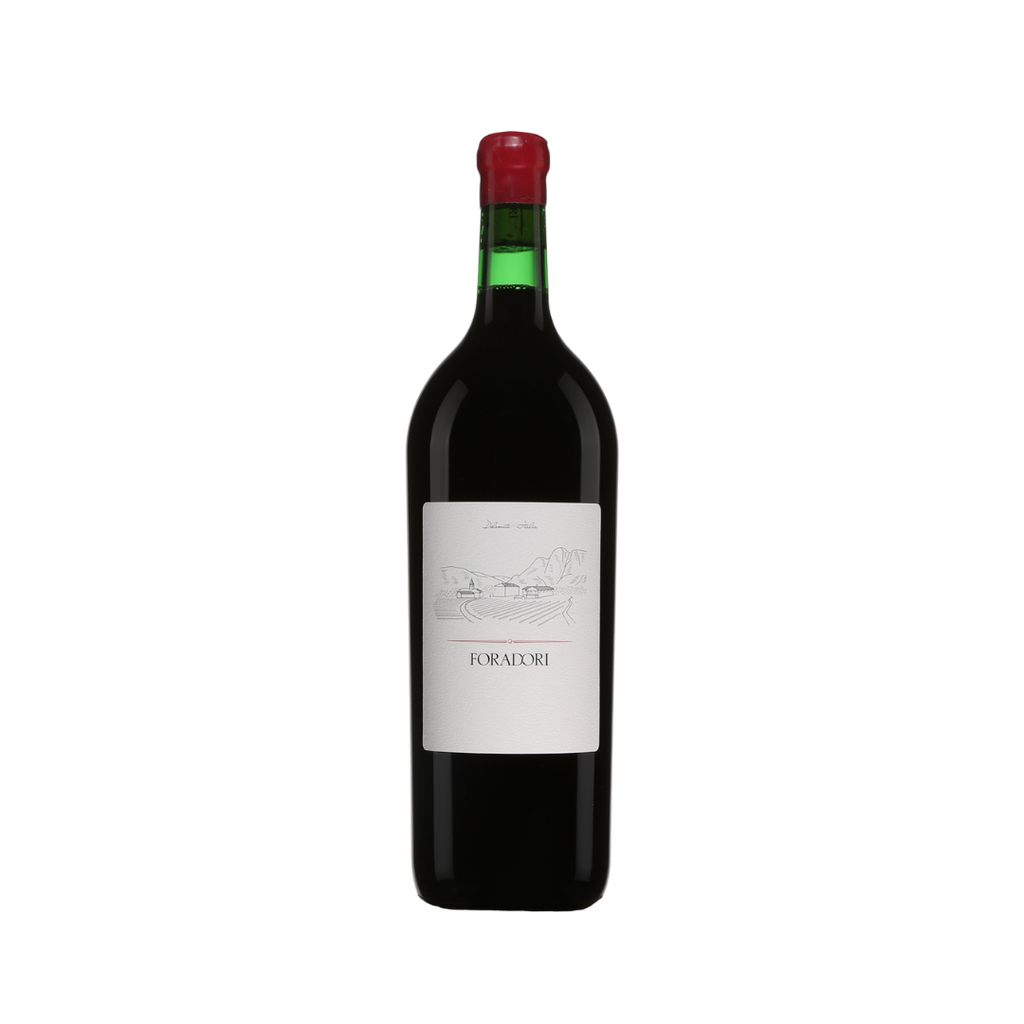 A bottle of 2019 Teroldego by Foradori from The Living Vine