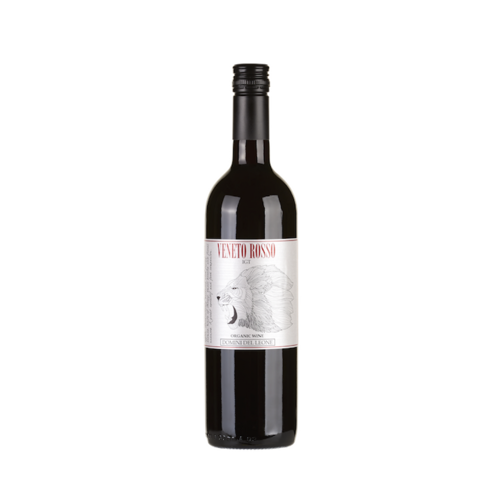 A bottle of NV Veneto IGT Rosso Domini Del Leone by Fidora from The Living Vine
