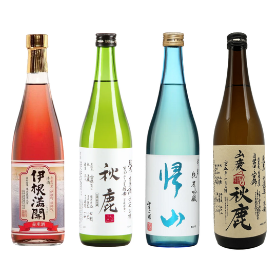 Natural Saké Sampler: A Spirited Journey Through Japan 4pk