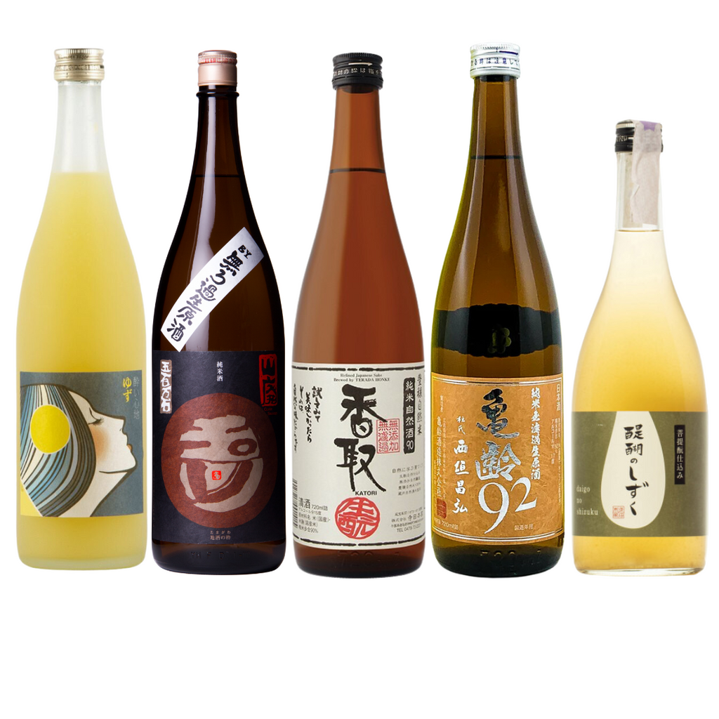 Natural Saké Sampler: A Spirited Journey Through Japan 5pk