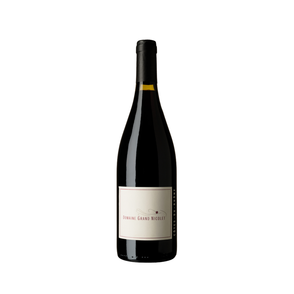 A bottle of 2019 Côtes du Rhône by Domaine Grand Nicolet from The Living Vine