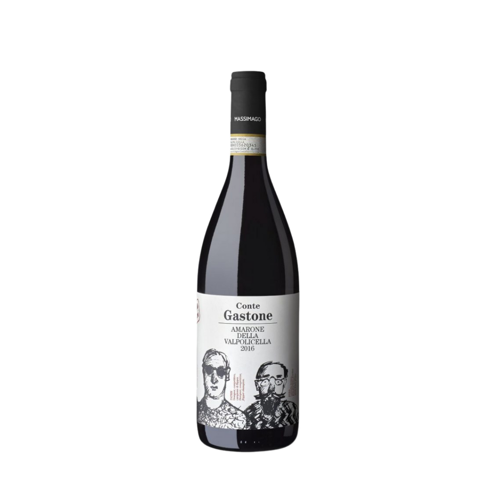 A bottle of 2018 Gastone Amarone Della Valpolicella by Massimago from The Living Vine