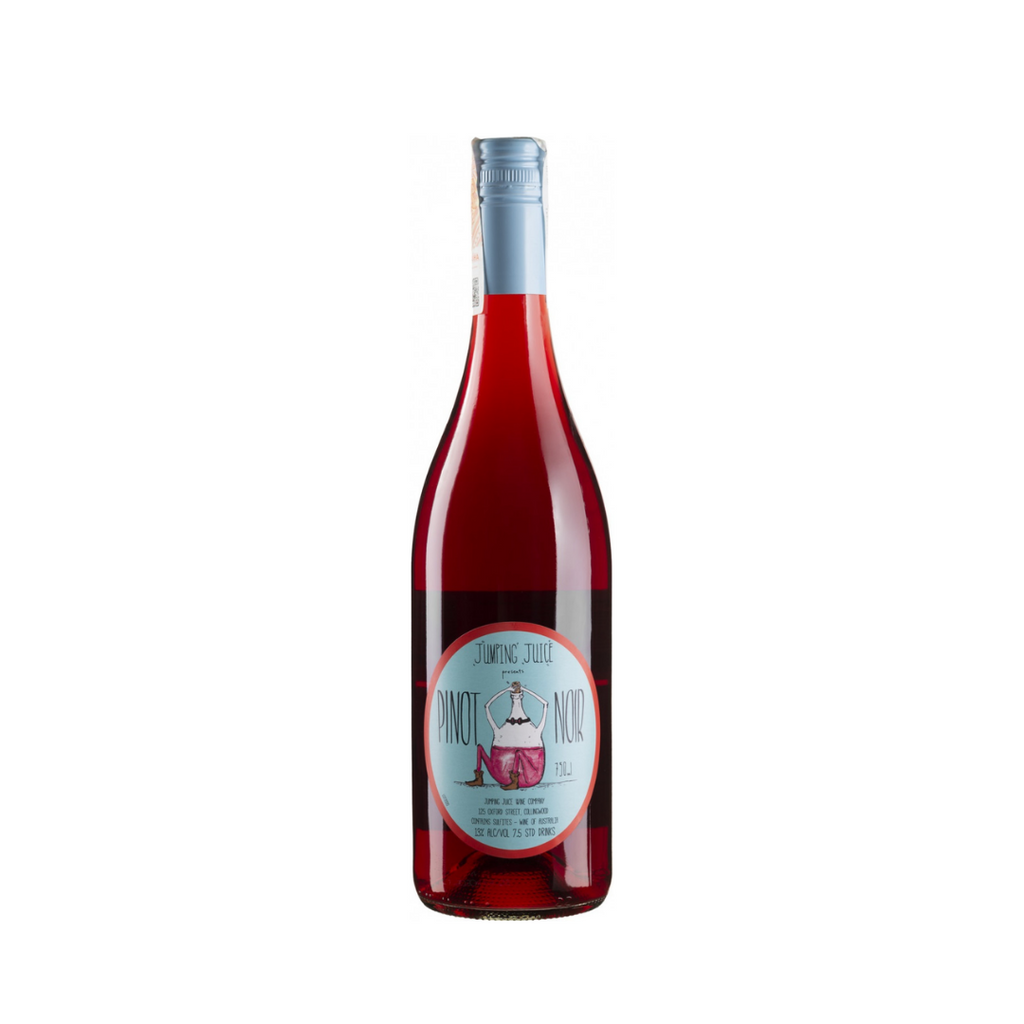 A bottle of 2019 Jumpin' Juice Pinot Noir by Patrick Sullivan from The Living Vine