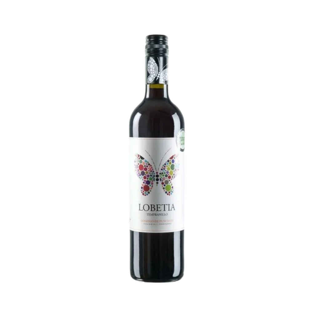 A bottle of 2020 Lobetia Tempranillo by Dominio de Punctum from The Living Vine