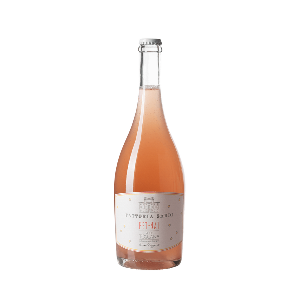 A bottle of 2020 Pet Nat Rosé by Fattoria Sardi from The Living Vine