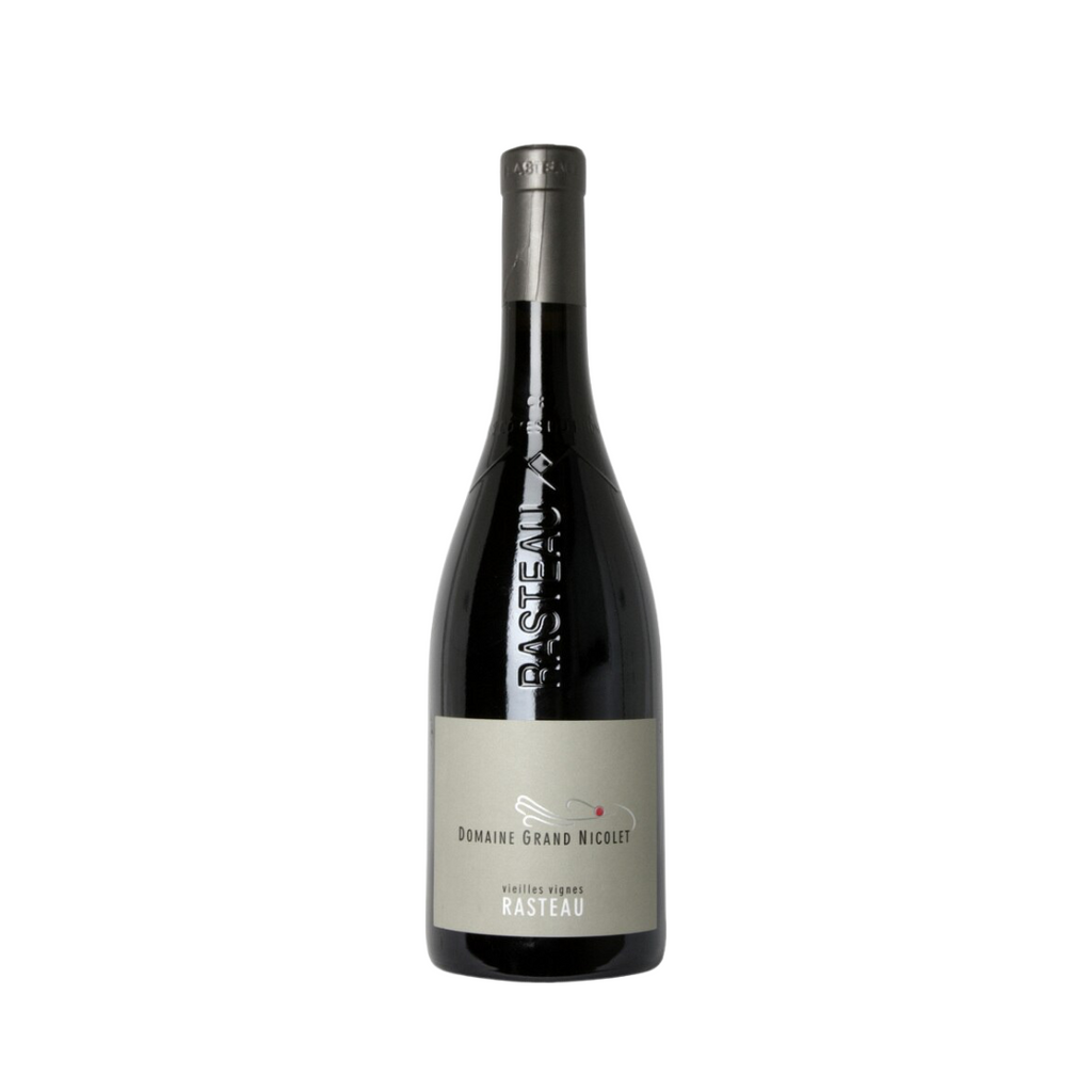 A bottle of 2014 Rasteau Vieilles Vignes by Domaine Grand Nicolet from The Living Vine