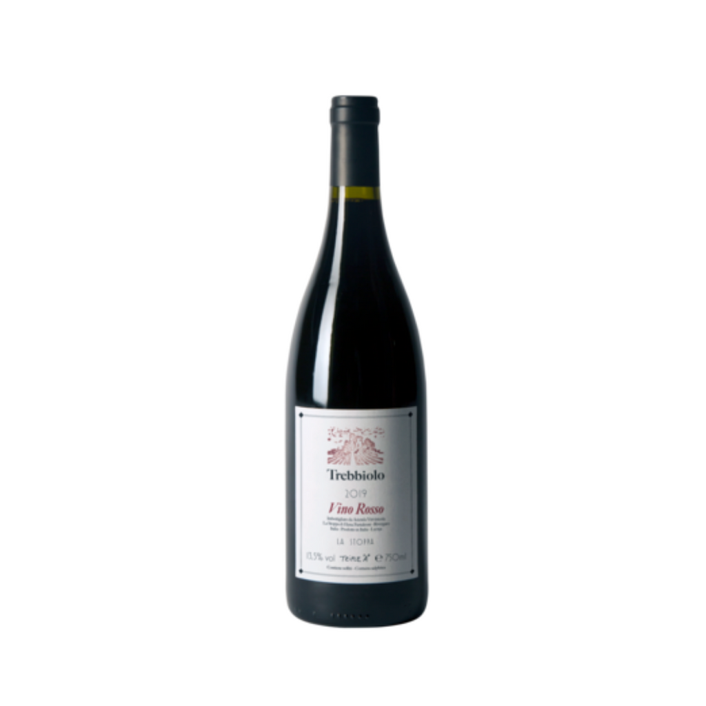 A bottle of 2019 Trebbiolo Rosso by La Stoppa from The Living Vine