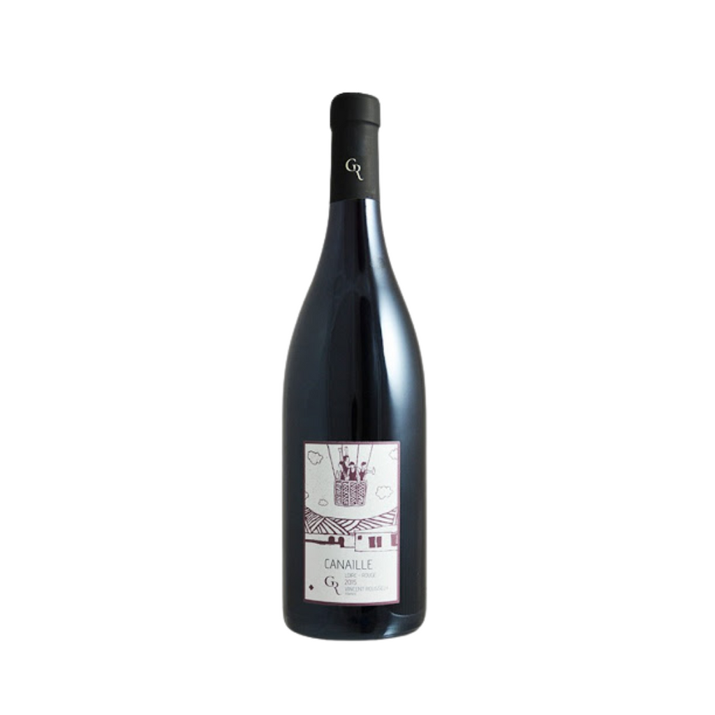 A bottle of 2020 Domaine Clos Roussely Canaille Gamay by Domaine Clos Roussely from The Living Vine