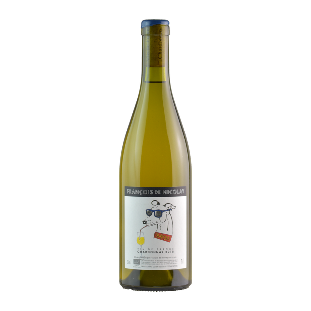 A bottle of 2018 'Chardoc' Chardonnay by Maison de Nicolay from The Living Vine