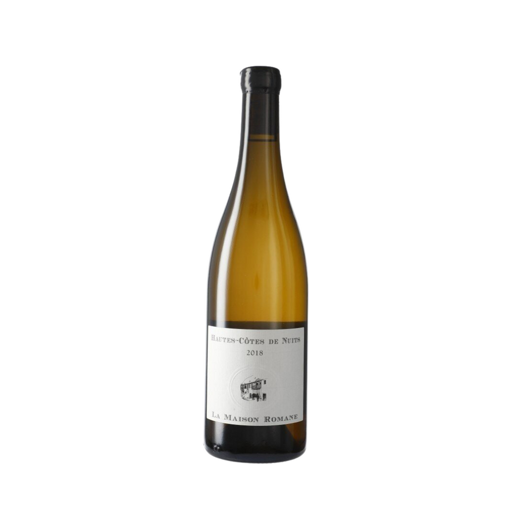 A bottle of 2018 Maison Romane Haute-Côtes de Nuits Blanc by Maison Romane from The Living Vine