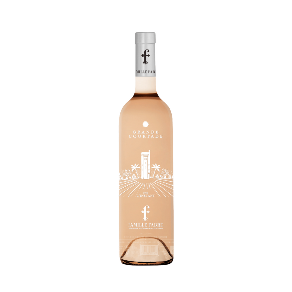 A bottle of 2020 l'Instant Rose by Famille Fabre from The Living Vine
