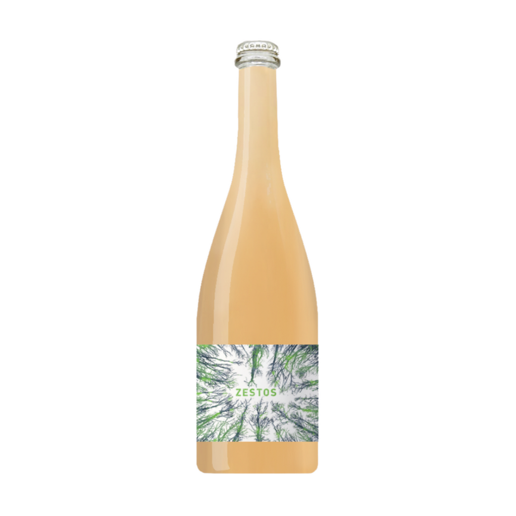 A bottle of 2020 Zestos Pet Nat by Les Equilibristes from The Living Vine